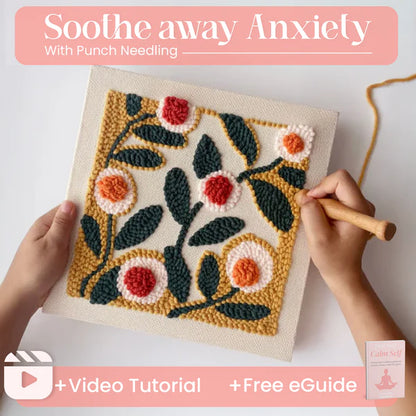 HappyStitch Punch Needle kit with threads