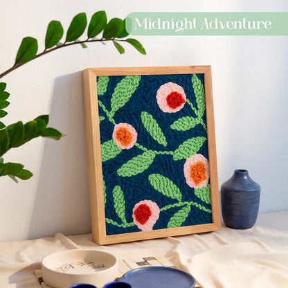 HappyStitch Punch Needle kit with threads